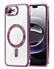 Shiny Wireless Charging Clear Case -PURPLE for iPhone 7 (Only Ground Shipping)