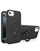 Support Heavy Duty Case with Wireless Charging Kickstand - BLACK for iPhone 7 / 8 (Only Ground Shipping)