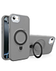 Support Heavy Duty Case with Wireless Charging Kickstand - GRAY for iPhone 7 / 8 (Only Ground Shipping)