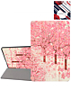 Old Style Notebook Design Case - PINK TREES for iPad 10 2022 (10.9") / iPad 11 (A16) / Air 11 2024 / Air 4 / Air 5 / Air 6 / Air 7 / Pro 11 (All Models) (Only Ground Shipping)