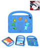 Shockproof Handle Case with Charms (BLUE) for iPad 5 (2017) / iPad 6 (2018) / Air 1 / Air 2 / Pro 9.7 (Only Ground Shipping)