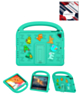 Shockproof Handle Case with Charms (GREEN) for iPad 5 (2017) / iPad 6 (2018) / Air 1 / Air 2 / Pro 9.7 (Only Ground Shipping)