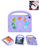Shockproof Handle Case with Charms (PURPLE) for iPad 5 (2017) / iPad 6 (2018) / Air 1 / Air 2 / Pro 9.7 (Only Ground Shipping)
