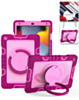 Multi-Functional Rugged Swivel Stand Case with Shoulder Strap (HOT PINK) for iPad 5 (2017) / iPad 6 (2018) / Air 1 / Air 2 / Pro 9.7 (Only Ground Shipping)