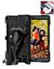 Rugged Tablet Case with Rotating Stand & Shoulder Strap (BLACK) for iPad 5 (2017) / iPad 6 (2018) / Air 1 / Air 2 / Pro 9.7 (Only Ground Shipping)