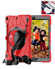 Rugged Tablet Case with Rotating Stand & Shoulder Strap (RED) for iPad 5 (2017) / iPad 6 (2018) / Air 1 / Air 2 / Pro 9.7 (Only Ground Shipping)