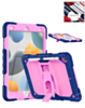 Heavy Duty Shockproof Tablet Case with Kickstand (NAVY BLUE & PINK) for iPad 10.2" (7th / 8th / 9th) / Air 3 / Pro 10.5 (Only Ground Shipping)