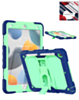 Heavy Duty Shockproof Tablet Case with Kickstand (NAVY BLUE & GREEN) for iPad 10.2" (7th / 8th / 9th) / Air 3 / Pro 10.5 (Only Ground Shipping)