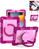 Multi-Functional Rugged Swivel Stand Case with Shoulder Strap (HOT PINK) for iPad 10.2" (7th / 8th / 9th) / Air 3 / Pro 10.5 (Only Ground Shipping)