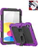 Heavy Duty Shockproof Tablet Case with Kickstand - PURPLE for iPad 10 2022 (10.9") / iPad 11 (A16) (Only Ground Shipping)