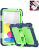 Heavy Duty Shockproof Tablet Case with Kickstand - NAVY BLUE & GREEN for iPad 10 2022 (10.9") / iPad 11 (A16) (Only Ground Shipping)