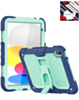 Heavy Duty Shockproof Tablet Case with Kickstand - NAVY BLUE & TEAL for iPad 10 2022 (10.9") / iPad 11 (A16) (Only Ground Shipping)