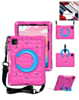 HaloRing 360 Tablet Case with Shoulder Strap (HOT PINK) for iPad 10 2022 (10.9") / iPad 11 (A16) (Only Ground Shipping)