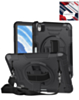 Shockproof Tablet Case with Rotating Hand Strap & Shoulder Strap Kickstand (BLACK) for iPad 10 2022 (10.9") / iPad 11 (A16) (Only Ground Shipping)
