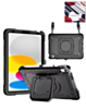 Full Body Protection Case with Square Kickstand (BLACK) for iPad 10.2" (7th / 8th / 9th) / Air 3 / Pro 10.5 (Only Ground Shipping)