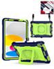 Full Body Protection Case with Square Kickstand (NAVY BLUE & GREEN) for iPad 10.2" (7th / 8th / 9th) / Air 3 / Pro 10.5 (Only Ground Shipping)