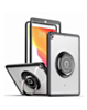 Hard PC Rear / Soft TPU Colorful Border Case with I-ring Holder - BLACK for iPad 10 2022 (10.9") / iPad 11 (A16) (Only Ground Shipping)