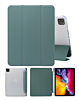 Smart PU Leather Stand (DARK GREEN) for iPad Pro 11 (5th / 2024) with Pen Holder (Only Ground Shipping)