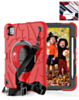 Rugged Tablet Case with Rotating Stand & Shoulder Strap (RED) for iPad Pro 11 (2024 / 2025) (Only Ground Shipping)