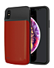 iPhone X/XS Slim Protective Battery Case (3200 mAh) (RED) (Only Ground Shipping)