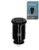 iXtech 2USB/3.1A Invisible Car Charger (BLACK) (Only Ground Shipping)