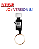 Shop the gold Home Button solution flex cable version 8.1 JC for iPhone 8 Plus, 8, SE 2020 and 2022, 7 Plus, and 7.