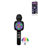 Light-Up Karaoke Microphone Speaker with Disco Ball Insert - BLACK (Only Ground Shipping)
