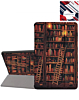 Old Style Notebook Design Case - Library for Kindle Fire HD10 (2023) (Only Ground Shipping)