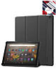Smart Shockproof Stand Case - BLACK for Kindle Fire HD10 (2023) (Only Ground Shipping)