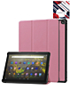 Smart Shockproof Stand Case - PINK for Kindle Fire HD10 (2023) (Only Ground Shipping)