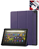 Smart Shockproof Stand Case - PURPLE for Kindle Fire HD10 (2023) (Only Ground Shipping)