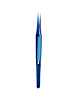 LuoWei Titanium Alloy Tweezers - Straight (BLUE)