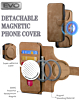EVO Magnetic Phone Wallet Case - BROWN for Universal 6.1" (Only Ground Shipping)