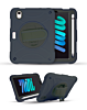 Hand Adjustable Heavy Duty Case with Shoulder Strap - DARK BLUE for iPad Mini 6 / 7 (A17 Pro) (Only Ground Shipping)