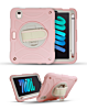 Hand Adjustable Heavy Duty Case with Shoulder Strap - ROSE PINK for iPad Mini 6 / 7 (A17 Pro) (Only Ground Shipping)