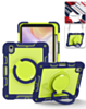 Multi-Functional Rugged Swivel Stand Case with Shoulder Strap (NAVY BLUE) for iPad Mini 6 / 7 (Only Ground Shipping)