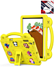 Shockproof Handle Case - YELLOW for iPad Mini 6 / 7 (A17 Pro) (Only Ground Shipping)