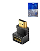 Onten Display Converter for HDMI Male to HDMI Female 90 Angle  (V1) (Only Ground Shipping)