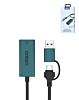 Onten 1in2 Ethernet Hub (USB 3.0) (Only Ground Shipping)