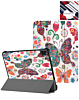 Old Style Notebook Design Case - BUTTERFLY for iPad Air 13 2024 / Pro 12.9 (3rd / 4th / 5th / 6th) (Only Ground Shipping)