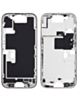 Middle Frame with Photo Capture Button and Small Parts for iPhone 16 Pro (WHITE TITANIUM) (International Version) (OEM Pull A Grade)