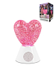 LED Glowing Glitter Lamp with Wireless Speaker - PINK (Only Ground Shipping)