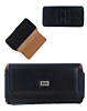 EVO 6" Horizontal Texture Leather Pouch - BLACK (Only Ground Shipping)