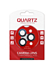 Order the Quartz HD Tempered Glass with Metal Ring in Black for iPhone 16 Pro and 16 Pro Max Back Camera.