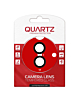 QUARTZ HD Tempered Glass with Metal Ring for iPhone 17 Back Camera (BLACK & BLACK)