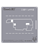 QianLi Bumblebee QS224 Middle Layer Stencil for Galaxy Z Flip 4 (Not Returnable)