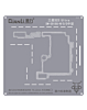 Shop the QianLi Bumblebee QS242 middle layer stencil for Galaxy S23 Ultra S918, U-withO/D.