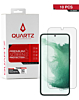 Grab the wholesale deals on the QUARTZ Clear Tempered Glass for the Galaxy S22 Plus, pack of 10.
