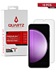 Purchase the QUARTZ clear tempered glass for Galaxy S23. Pack of 10.