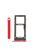 Purchase the single SIM card tray for Galaxy S10E, S10 Plus, or S10 in red.